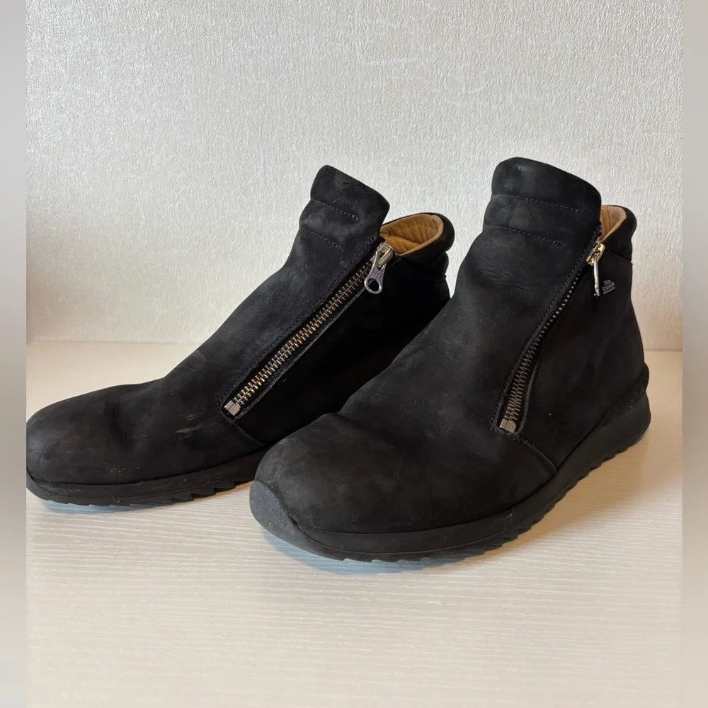Finn Comfort Germany | Black suede ankle boots | Women’s size 7 - Picture 2 of 6